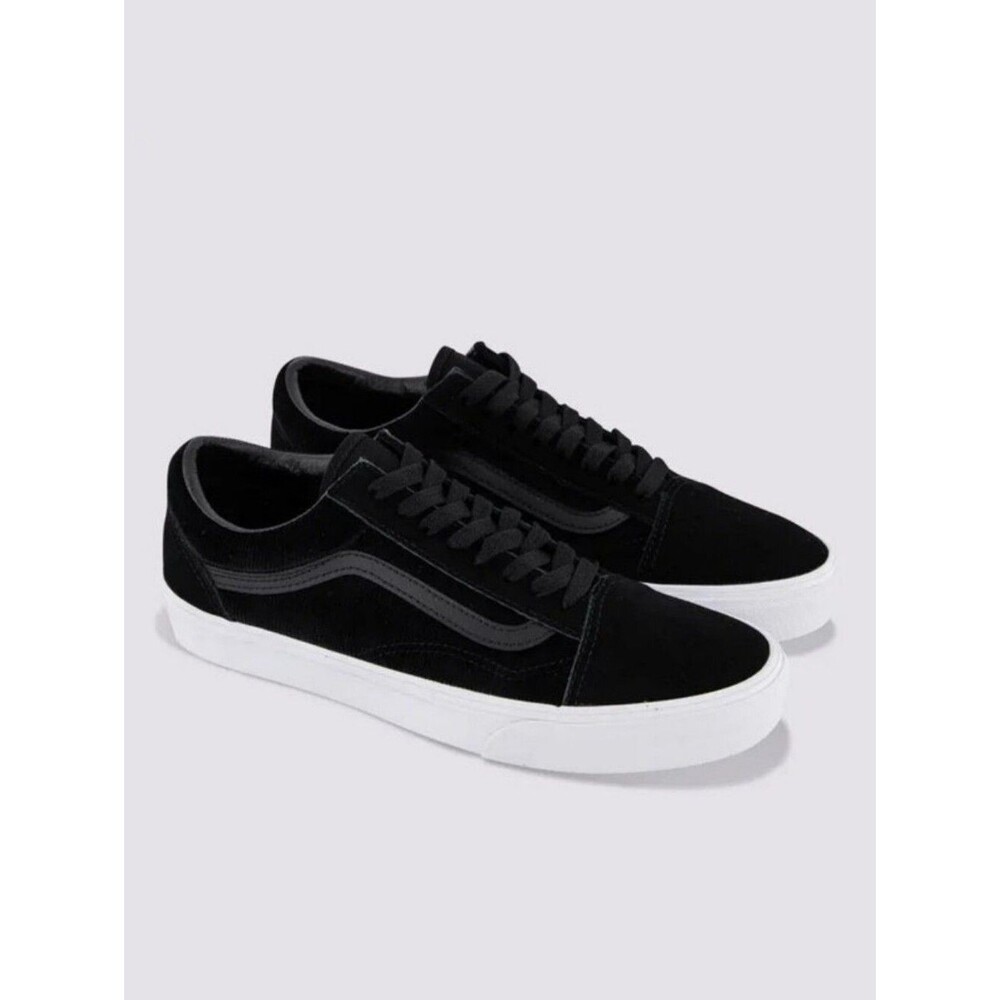 Vans  Black Old Skool Corduroy Shoe Women Size 9.5